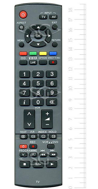 Пульт дистанционного управления для PANASONIC EUR7651120 (N2QAYB000223) viera